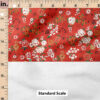 Ruler Scale for Ditsy Ink Floral (Red) by Crystal Walen